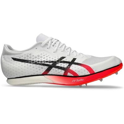 Tênis de corrida Asics MetaSpeed MD Branco Vermelho - Tênis Tênis de corrida Asics MetaSpeed MD Branco Vermelho - Tênis