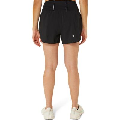 ASICS Kvinner Shorts Road 3.5In - Lett, Fuktavvisende, Svart ASICS Kvinner Shorts Road 3.5In - Lett, Fuktavvisende, Svart