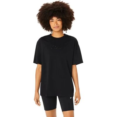 Asics Logo Tee Performance Black - T-Shirt Asics Logo Tee Performance Black - T-Shirt