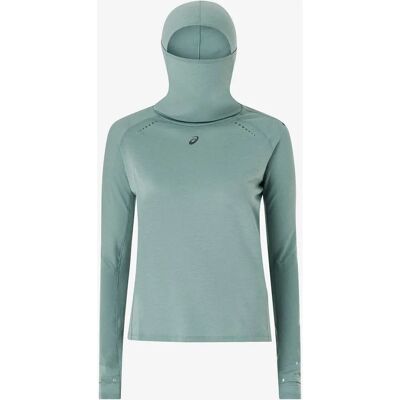 ASICS Damen T-Shirt METARUN WINTER LS HOODIE - female - CELADON - L ASICS Damen T-Shirt METARUN WINTER LS HOODIE - female - CELADON - L