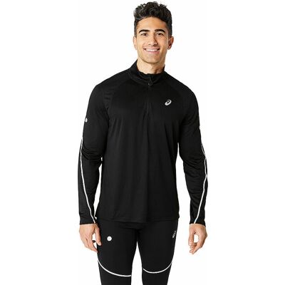 ASICS Herr Löpartröja Svart - Sportig, Reflekterande, Återvunnen ASICS Herr Löpartröja Svart - Sportig, Reflekterande, Återvunnen