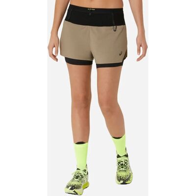 ASICS Damen Shorts FUJITRAIL 2-N-1 SHORT - Trailrunning - SCHWARZ - XS ASICS Damen Shorts FUJITRAIL 2-N-1 SHORT - Trailrunning - SCHWARZ - XS