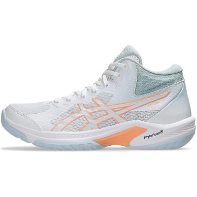 Chaussures de volleyball blanches Asics Modèle 1072A096104 Support Cushion Toute l'année Femme Chaussures de volleyball blanches Asics Modèle 1072A096104 Support Cushion Toute l'année Femme