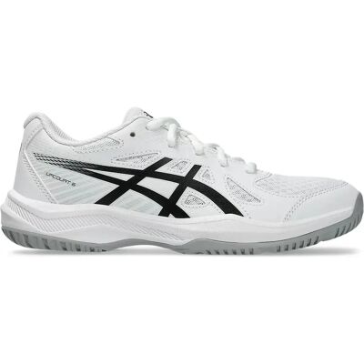 ASICS Kinder Netballschuhe UPCOURT 6 GS - unisex - WEISS SCHWARZ - 30½ ASICS Kinder Netballschuhe UPCOURT 6 GS - unisex - WEISS SCHWARZ - 30½