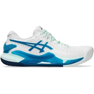 Asics Gel-Resolution 9 Clay Tennisschuhe - Weiß Asics Gel-Resolution 9 Clay Tennisschuhe - Weiß