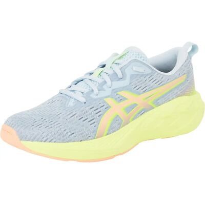 Zapatillas de Running Asics Novablast 4 GS para niños - Gris frío/Sol de sol brillante Zapatillas de Running Asics Novablast 4 GS para niños - Gris frío/Sol de sol brillante