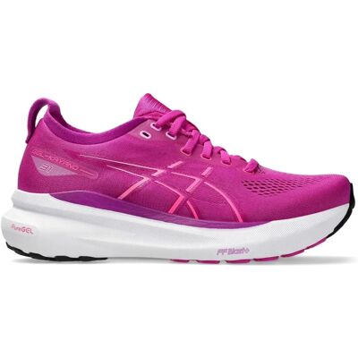 Asics GEL-KAYANO 31 - Chaussures de course femme - Magenta - Chaussures de course - Publicité Asics GEL-KAYANO 31 - Chaussures de course femme - Magenta - Chaussures de course - Publicité