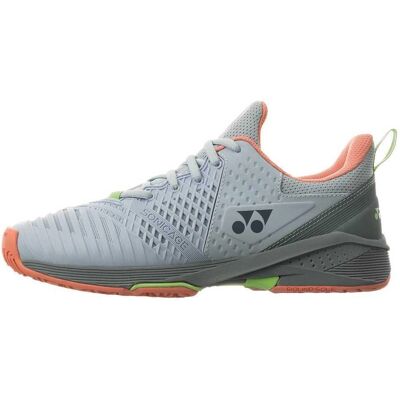 Yonex Sonicage 3 STF - Damskie Szare Całoroczne Buty do Badmintona Yonex Sonicage 3 STF - Damskie Szare Całoroczne Buty do Badmintona