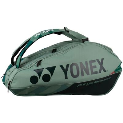 Yonex Pro Racket Táska 9 db - Olívzöld - Tenisz táska Yonex Pro Racket Táska 9 db - Olívzöld - Tenisz táska