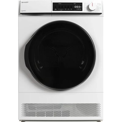 Sharp KD-NCB8S7GW91-EN - White - Clothes Dryer Sharp KD-NCB8S7GW91-EN - White - Clothes Dryer