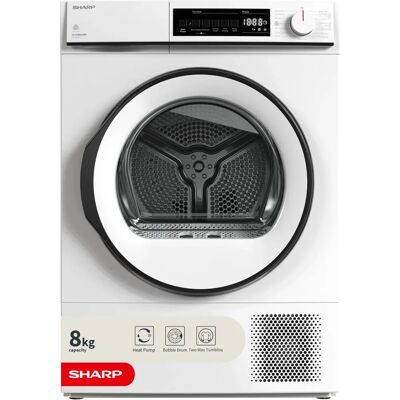 Sharp KD-NHB8S6GW3-EN - White - Tumble Dryer Sharp KD-NHB8S6GW3-EN - White - Tumble Dryer