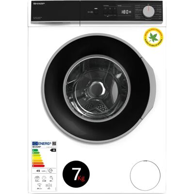 SHARP ES-NFA714BW1NA-DE - Λευκό/Μαύρο - Πλυντήριο SHARP ES-NFA714BW1NA-DE - Λευκό/Μαύρο - Πλυντήριο