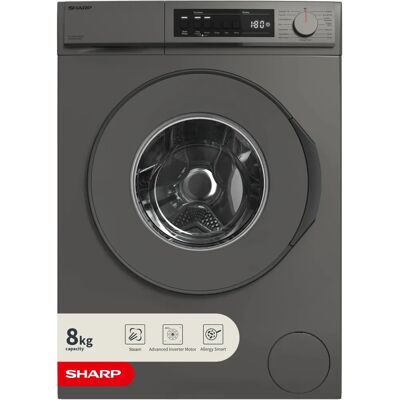 Sharp ES-NFB814BANA - Dark Grey - Washing Machine Sharp ES-NFB814BANA - Dark Grey - Washing Machine