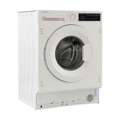 Sharp ES-NIB814BWNA - Blanc - Lave-linge - Publicité Sharp ES-NIB814BWNA - Blanc - Lave-linge - Publicité