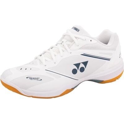 Chaussures Yonex Cushion 65 Z4 blanches - Badminton Tennis - Publicité Chaussures Yonex Cushion 65 Z4 blanches - Badminton Tennis - Publicité