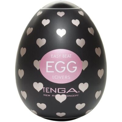 TENGA Egg Lovers Hart Textured Mannen Masturbator - Helder TENGA Egg Lovers Hart Textured Mannen Masturbator - Helder