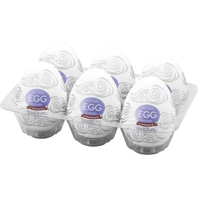 Masturbateur TENGA Egg Cloudy - 6 unités, stimulation en vagues Masturbateur TENGA Egg Cloudy - 6 unités, stimulation en vagues