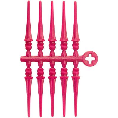 Pointes Magenta Cosmo Darts Fit Point - Accessoires de Fléchettes - Publicité Pointes Magenta Cosmo Darts Fit Point - Accessoires de Fléchettes - Publicité
