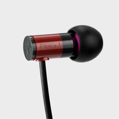 Casques Final E1000 - In-ear Dynamique Rouge - Publicité Casques Final E1000 - In-ear Dynamique Rouge - Publicité
