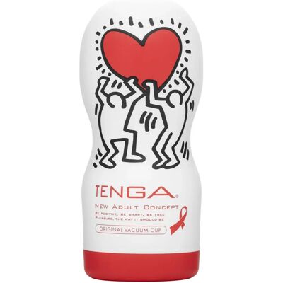 Tenga Keith Haring Vacuum Cup Masturbator - 15cm Tenga Keith Haring Vacuum Cup Masturbator - 15cm