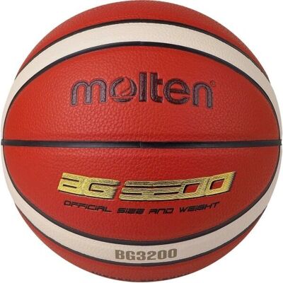 Minge de baschet Molten BG3200 - Tineret, Prindere sintetică, Răsuciri adânci Minge de baschet Molten BG3200 - Tineret, Prindere sintetică, Răsuciri adânci