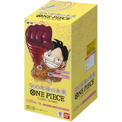 Jeu de cartes One Piece de Bandai : Booster OP-07 500 ans dans le futur - Jeu de cartes à collectionner - Publicité Jeu de cartes One Piece de Bandai : Booster OP-07 500 ans dans le futur - Jeu de cartes à collectionner - Publicité