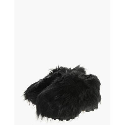 sacai Modell 001 Faux-Fur Derbys - Schwarz - Größe IT 43 - Herren sacai Modell 001 Faux-Fur Derbys - Schwarz - Größe IT 43 - Herren