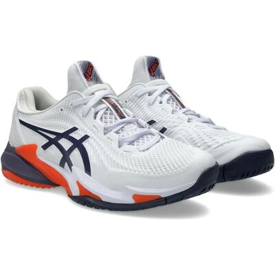 Asics Court FF 3 - Sportschoenen voor heren, wit / paarsgrijs Asics Court FF 3 - Sportschoenen voor heren, wit / paarsgrijs