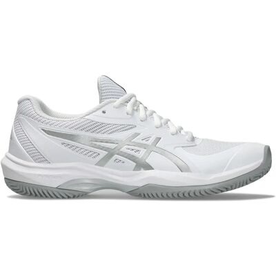 ASICS Damen Tennisschuhe - Weiß/Pure Silver - Leicht & Stabil ASICS Damen Tennisschuhe - Weiß/Pure Silver - Leicht & Stabil
