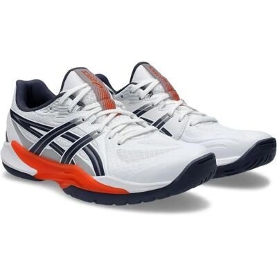 Asics Powerbreak Ff 1071A101102 - Zapatos de Squash para Hombres - Blanco Asics Powerbreak Ff 1071A101102 - Zapatos de Squash para Hombres - Blanco
