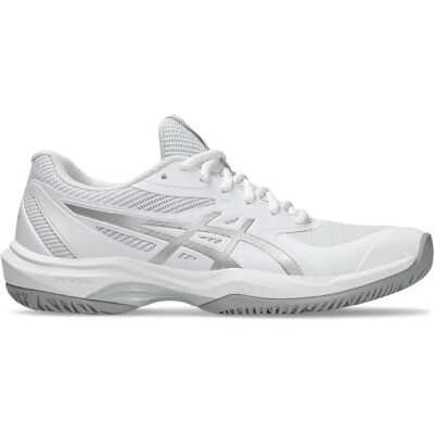 Asics Gamin FF Weiß / Silber Damen Größe 42 - Tennisschuhe Asics Gamin FF Weiß / Silber Damen Größe 42 - Tennisschuhe