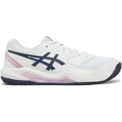 Asics Gel-Dedicate 8 Blanc - Chaussures de tennis - Publicité Asics Gel-Dedicate 8 Blanc - Chaussures de tennis - Publicité