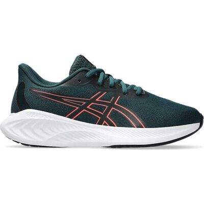 Scarpe da corsa ASICS bambini GEL-CUMULUS 26 GS - unisex - Verde e Corallo - 33 Scarpe da corsa ASICS bambini GEL-CUMULUS 26 GS - unisex - Verde e Corallo - 33