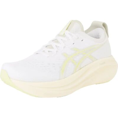 Asics Gel Nimbus 27 Bianco / Giallo Huddle Scarpe da corsa - Scarpe da Corsa Asics Gel Nimbus 27 Bianco / Giallo Huddle Scarpe da corsa - Scarpe da Corsa