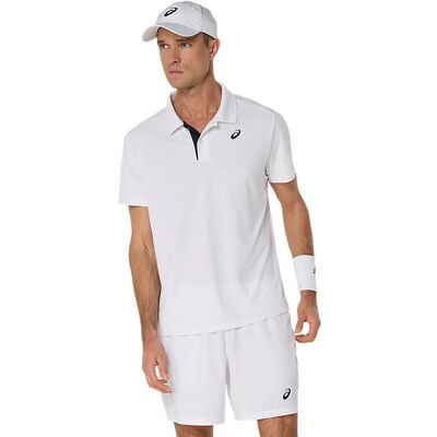 Asics Weiß Tennis Polo - Tennis Polo Asics Weiß Tennis Polo - Tennis Polo
