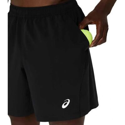 Asics Pantalón Corto Court 7in Negro - Deportivo Asics Pantalón Corto Court 7in Negro - Deportivo