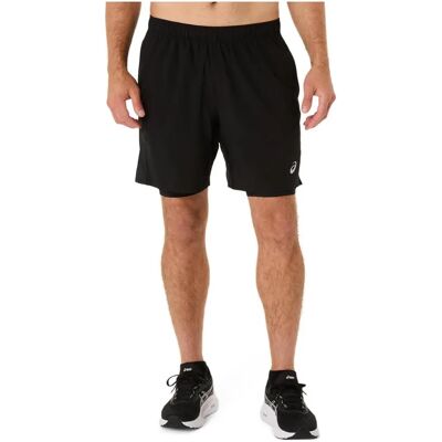 Asics Core 2n1 7in Shorts - Sort til Løb Asics Core 2n1 7in Shorts - Sort til Løb