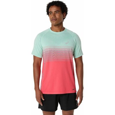 ASICS Herren Seamless SS Top - Korallenriff/Oasen Grün Laufshirt ASICS Herren Seamless SS Top - Korallenriff/Oasen Grün Laufshirt