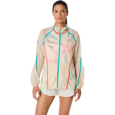 Asics Limited Series Road Packable Giacca Beige - Giacca Asics Limited Series Road Packable Giacca Beige - Giacca