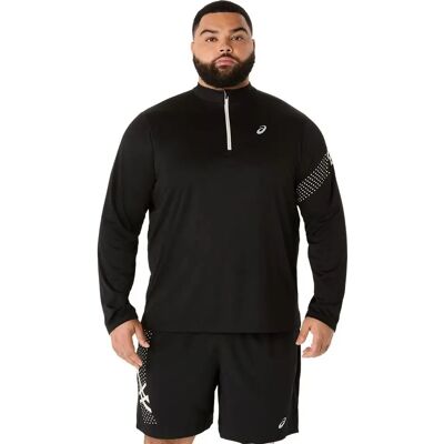 Asics Icon Ls 1/2 Zip Performance Schwarz Herren - Performance Wear Asics Icon Ls 1/2 Zip Performance Schwarz Herren - Performance Wear