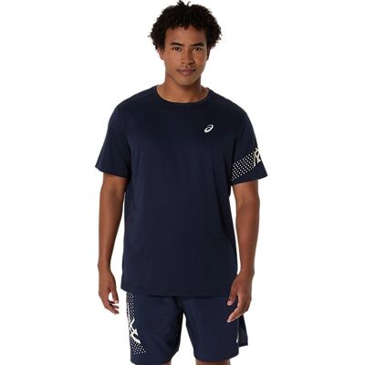 ASICS ICON SS TOP - Laufshirt - Midnight ASICS ICON SS TOP - Laufshirt - Midnight