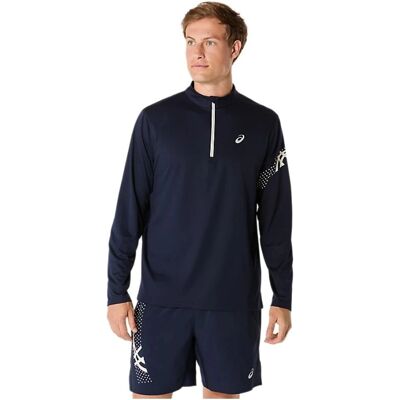 Asics Icon 1/2 Long Sleeve Zip-top - T-shirt Asics Icon 1/2 Long Sleeve Zip-top - T-shirt