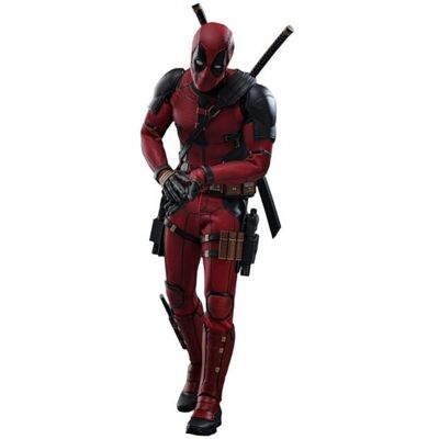 Hot Toys Deadpool Figure - Movie-Accurate, Interchangeable Eyes, 31cm Hot Toys Deadpool Figure - Movie-Accurate, Interchangeable Eyes, 31cm