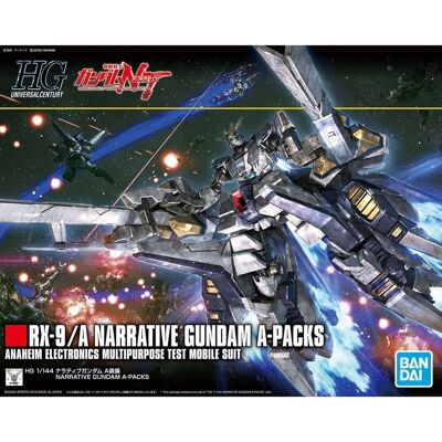 Bandai HG 1/144 Narrative Gundam A-Packs Model Bandai HG 1/144 Narrative Gundam A-Packs Model