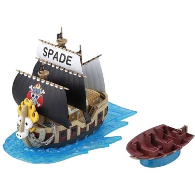 One Piece Spade Pirates fartygsmodell - Skalfri, Del av Grand Ship-kollektionen One Piece Spade Pirates fartygsmodell - Skalfri, Del av Grand Ship-kollektionen