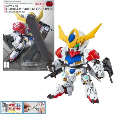 Kit de modèle Gundam Barbatos Lupus de Bandai - SD Gundam - 57798 - Publicité Kit de modèle Gundam Barbatos Lupus de Bandai - SD Gundam - 57798 - Publicité