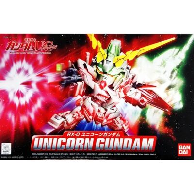 Bandai - Unicorn Gundam RX-0 - BB360 - Model Gundam - Model Kit Bandai - Unicorn Gundam RX-0 - BB360 - Model Gundam - Model Kit