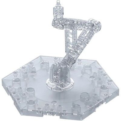 Base d'Action Bandai 5 Modèle en Plastique Transparent - Support pour Gundam - Publicité Base d'Action Bandai 5 Modèle en Plastique Transparent - Support pour Gundam - Publicité