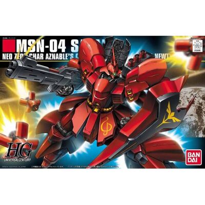 Model Kit Bandai Sazabi 1/144 HGUC Uniwersalny Wieku - Kolekcjonerski Model Kit Bandai Sazabi 1/144 HGUC Uniwersalny Wieku - Kolekcjonerski