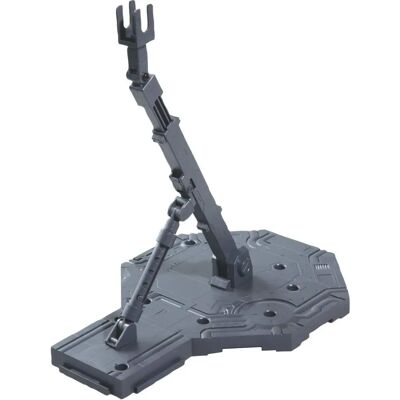 Base d'Azione di Alta Qualità Bandai per Gundam 1/100 - Grigio Base d'Azione di Alta Qualità Bandai per Gundam 1/100 - Grigio